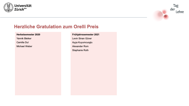 Orelli-Preisträger*innen